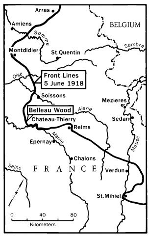 Battle Of Belleau Wood Map - bmp-fisticuffs