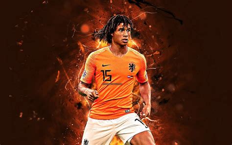 Download Nathan Ake Representing The Netherlands Wallpaper | Wallpapers.com