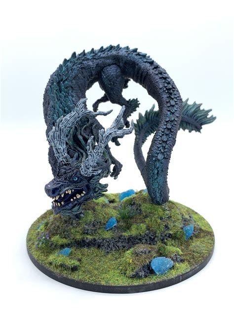 I painted up titan forge’s awesome mini as a void dragon for my asian ...