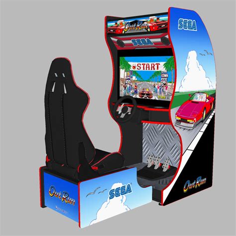 Experience the thrill of driving a race car with arcade simulator ...