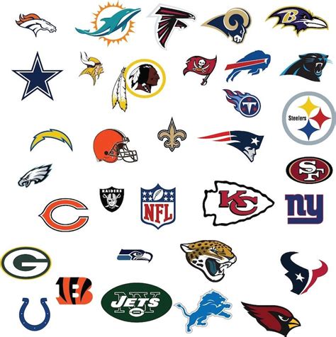 NFL Logos all 32 teams plus nfl logo svg PDFEPS cricut | Etsy