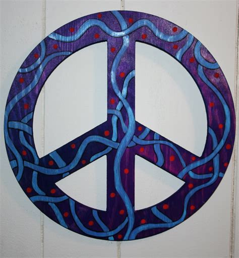 Funky Home Decor: Peace Sign Wall Art $19.95 Free Shipping!
