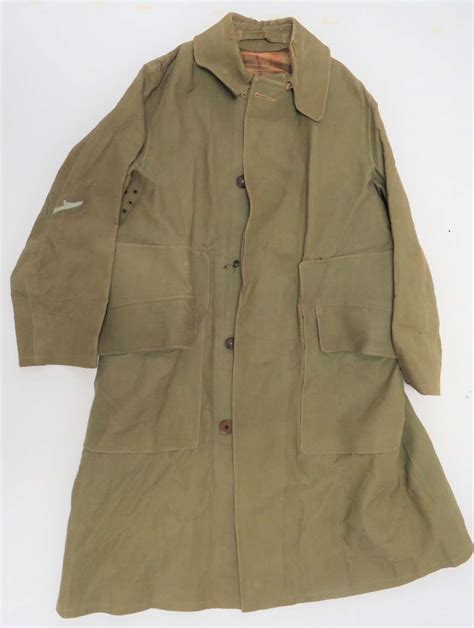 WW1 / WW2 Officers Pattern Trench Waterproof Coat