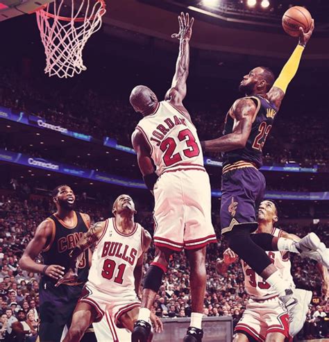 Michael Jordan Dunking On Lebron James 18x12 Artwork | eduaspirant.com