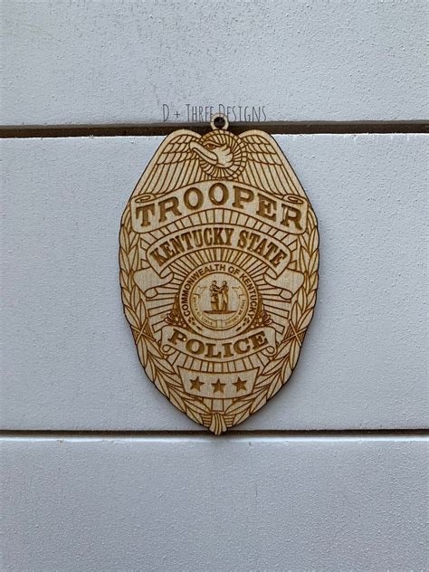 Kentucky State Police Badge or Shoulder Patch Ornament - Etsy