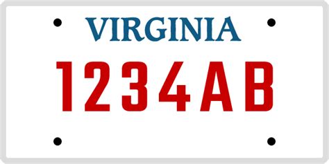 Free Virginia, VA License Plate Lookup