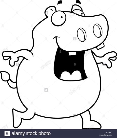 Hippo Clipart Black And White | Free download on ClipArtMag