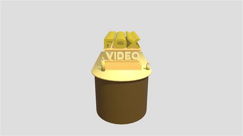 Fox Video Logo 1991 Customize Intro - Download Free 3D model by ...