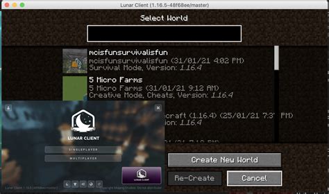 Lunar client minecraft download - verirish