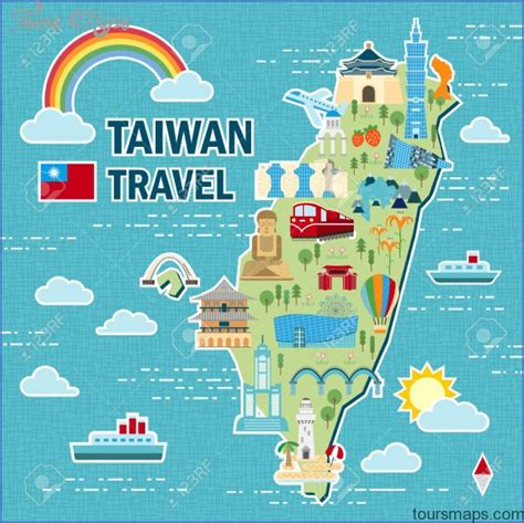 Taiwan Map Tourist Attractions - ToursMaps.com