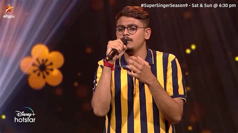 Pookal Pookum Tharunam song by #Abhijith | Super Singer Season 9 - YouTube