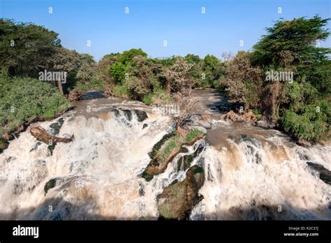 Awash river waterfall, Awash National Park. Afar Region, Great Rift Valley, Ethiopia, Africa ...