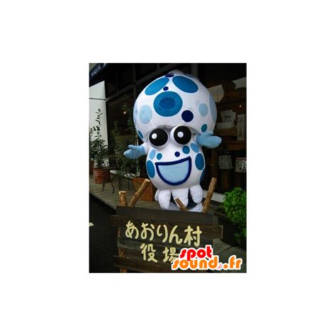 Purchase Mascot Aorinmura, white jellyfish with blue spots in Yuru-Chara Japanese mascots Color ...