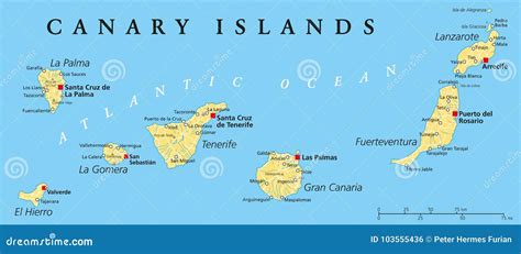 Tenerife Canary Islands Map | Cities And Towns Map