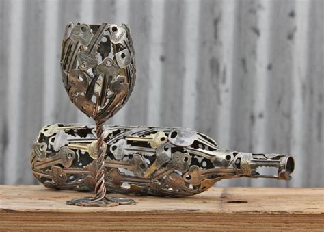 Key Art - Football Made From Old Recycled Keys