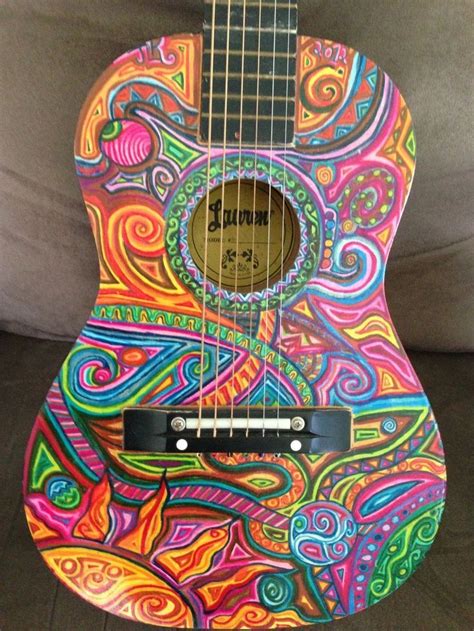 Art Musical, Music Art, Indie Music, Soul Music, Music Room, Posca Art, Guitar Painting, Guitar ...