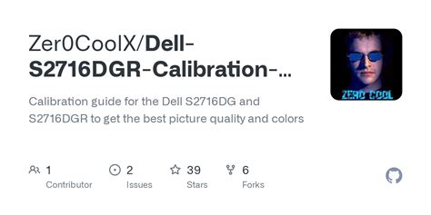 GitHub - Zer0CoolX/Dell-S2716DGR-Calibration-Guide: Calibration guide ...