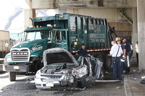 Child killed, 3 injured in collision with garbage truck