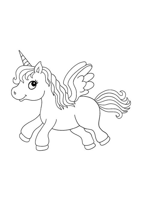 Coloring Pages Of Unicorns With Wings - RoderickilCarrillo