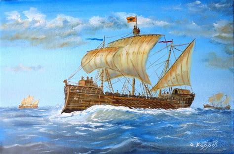 Byzantine Dromon - Old Sailing Ships