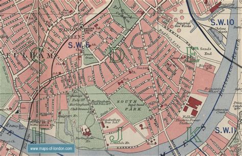 Map of Putney, London