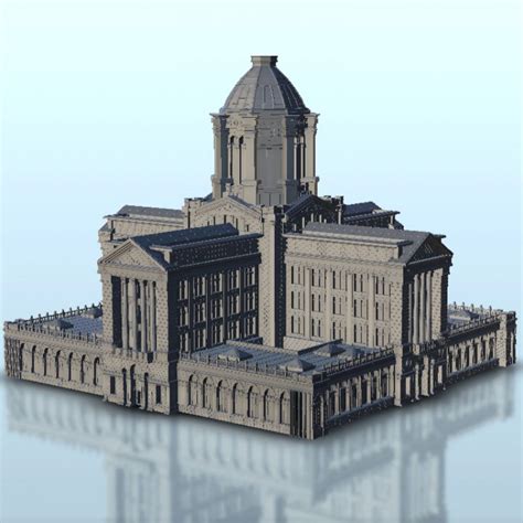 3D Printable Chicago Federal Building - Modern WW2 WW1 by Hartolia ...