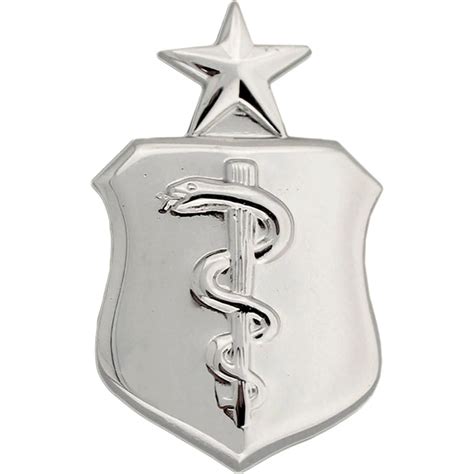 Air Force Senior Medical Corps Badge, Mirror Finish, Regular Size | Rank & Insignia | Military ...