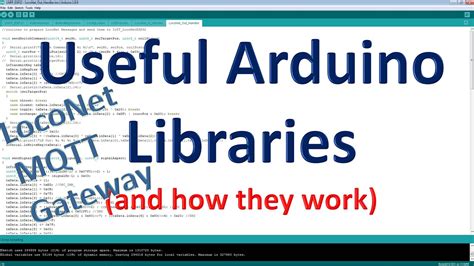 Useful Arduino Libraries (Video#28) - YouTube