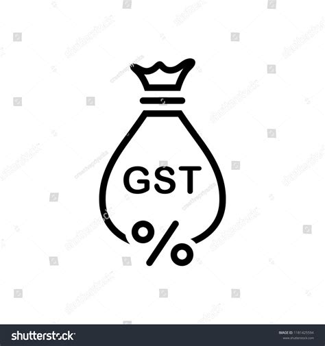 Vector Icon Gst Stock Vector (Royalty Free) 1181425594 | Shutterstock