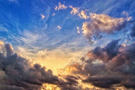 Himmel Wolken Hintergrund Farben Kostenloses Stock Bild - Public Domain ...