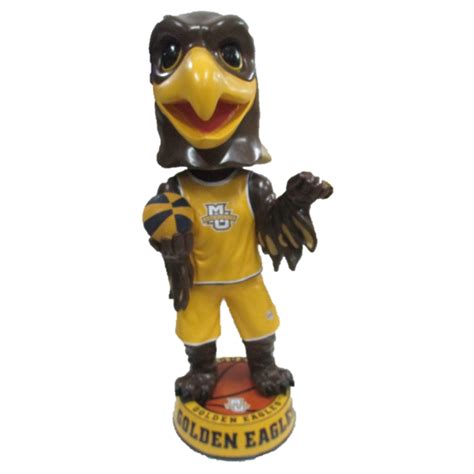 Golden Eagle Mascot Marquette Golden Eagles Marquette University 3-Foot Tall Bobblehead ...