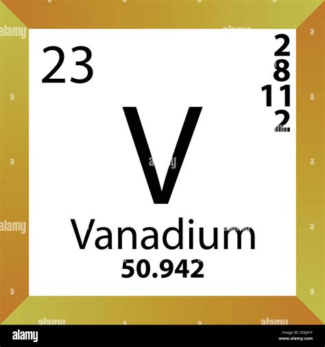 Vanadium atomic structure hi-res stock photography and images - Alamy