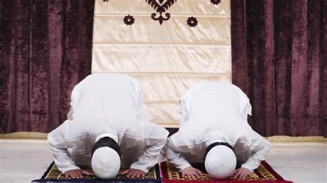 Muslim men praying, Stock Footage | VideoHive