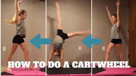 HOW TO DO A CARTWHEEL! Step-by-step tutorial for beginners - YouTube