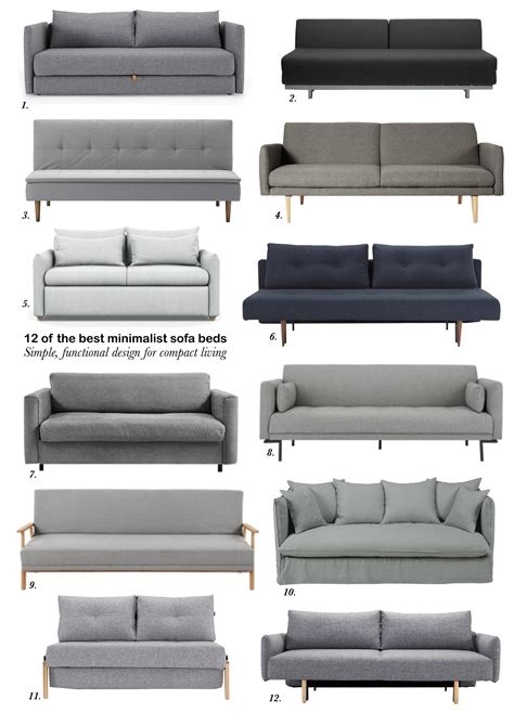 12 of the best minimalist sofa beds for small spaces