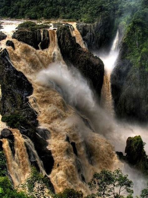 Barron Falls, Cairns in The Wet Season | Waterfall, Beautiful ...