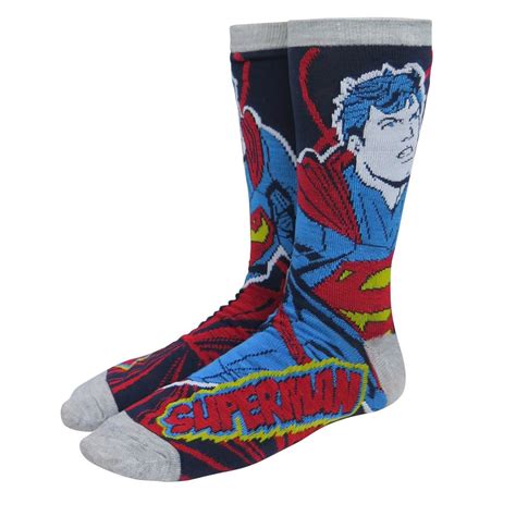 Superman New 52 Crew Socks 2-Pack