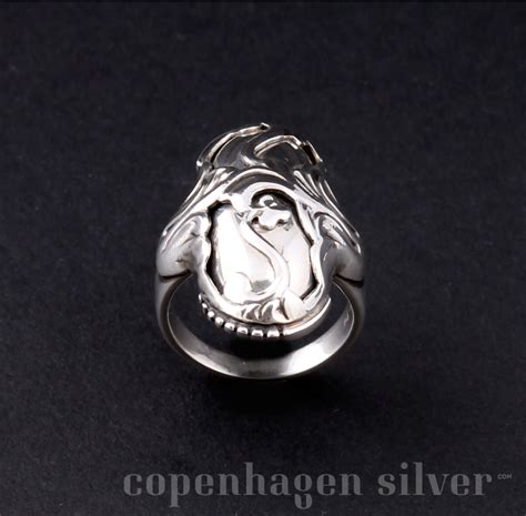 GEORG JENSEN Sterling Silver Ring # 18 | Copenhagen Silver