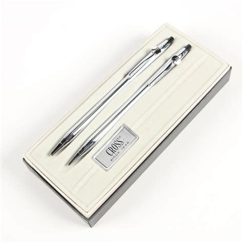 Cross Pen and Pencil Set with Leather Desk Accessories | EBTH