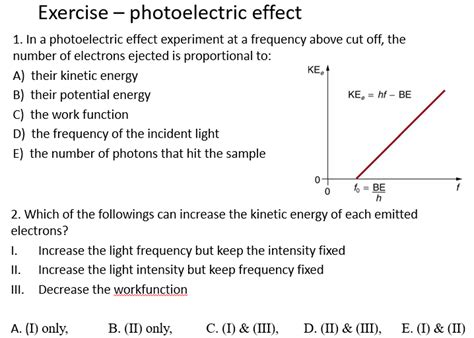 Solved: In A Photoelectric Effect Experiment At A Frequenc... | Chegg.com