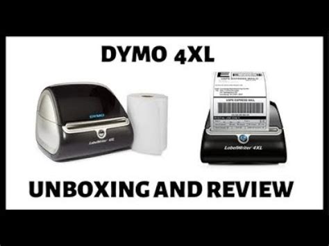 DYMO 4XL Unboxing and Review - DYMO Labelwriter 4xl Thermal Label Maker Printer - YouTube