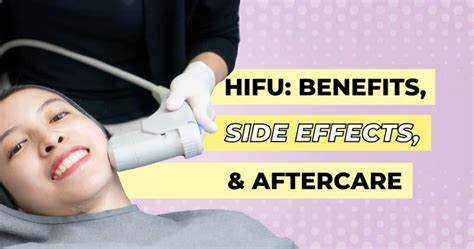 HIFU treatment | Benefits, Side Effects, AfterCare | Klinik Suzana