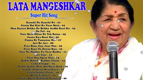 Lata Mangeshkar Old Songs | Filmi Hindi Song | Sadabahar Song - YouTube