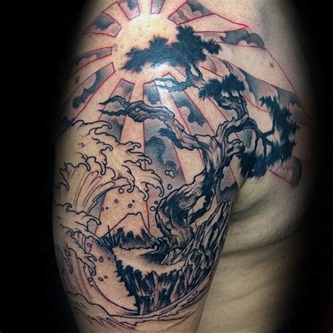 60 Rising Sun Tattoo Designs For Men - Japanese Ink Ideas