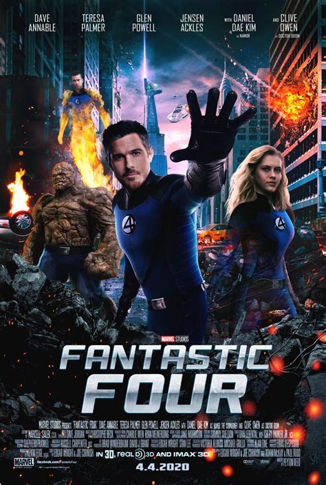 MCU Fantastic Four Movie Poster by MarcellSalek-26 on DeviantArt