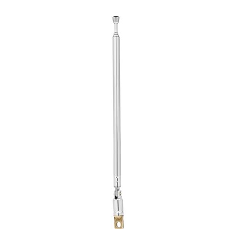 Portable Telescopic FM Radio Antenna 4 Sections 45 450MHZ Chromium ...