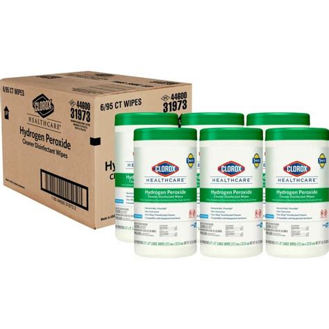 Clorox Healthcare Hydrogen Peroxide Cleaner Disinfectant Wipes - Wipe ...