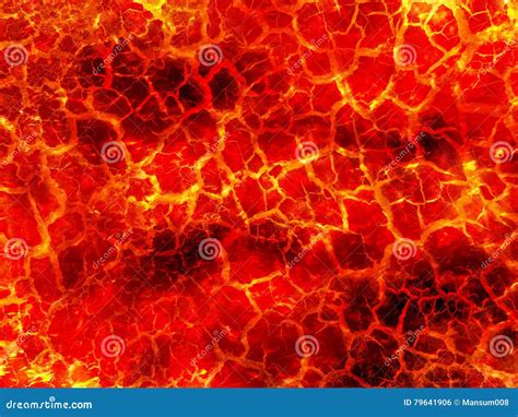 Art Red Hot Lava Pattern Background Stock Illustration - Illustration ...