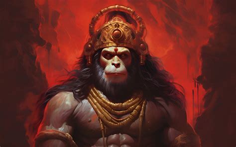 Download Ai Generated, Hanuman, Painting. Royalty-Free Stock Illustration Image - Pixabay