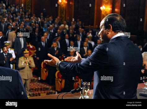 Cairo, Egypt. 27th Apr, 2015. Egyptian President Abdel Fattah al-Sisi ...